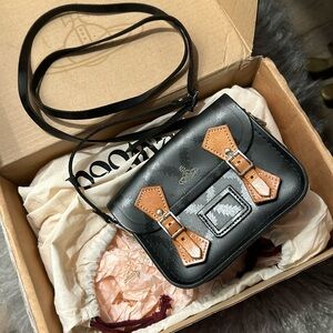 Vivienne Westwood Cambridge Satchel Co. Black Mini Bag